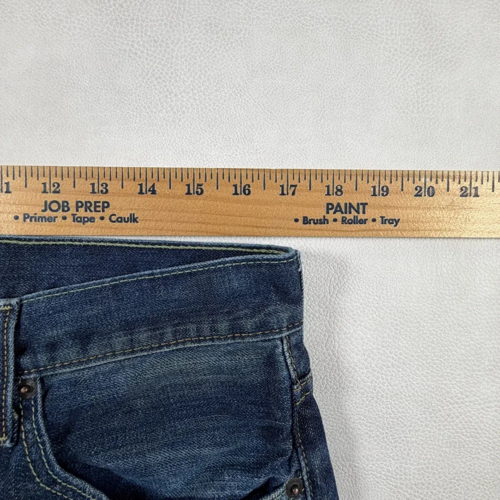 Levis 527 Slim Bootcut Mens Jeans 34x30 Medium Wash Blue Denim Western Fade